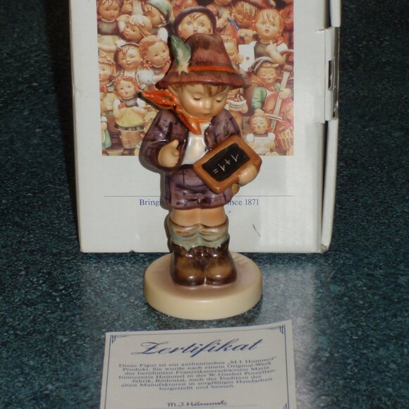 "One Plus One" Goebel Hummel Figurine CHRISTMAS GIFT With Original Box! - Picture 1 of 12